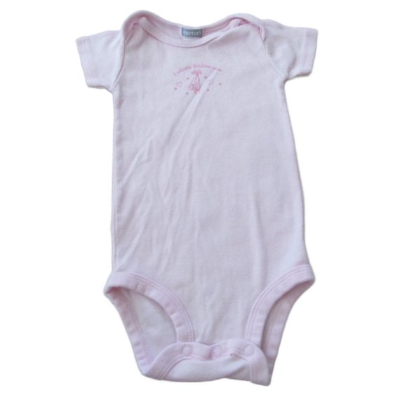 Carters One Piece Onesie Girls Size 9M Pink Short Sleeve Future Ballerina Infant - Picture 1 of 4